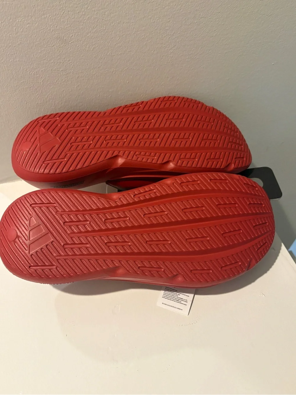 Adidas Black and Red Louisville Cardinal Slide Sandals NEW